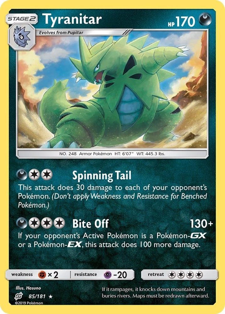 Image for Tyranitar (85/181) [SM - Team Up]