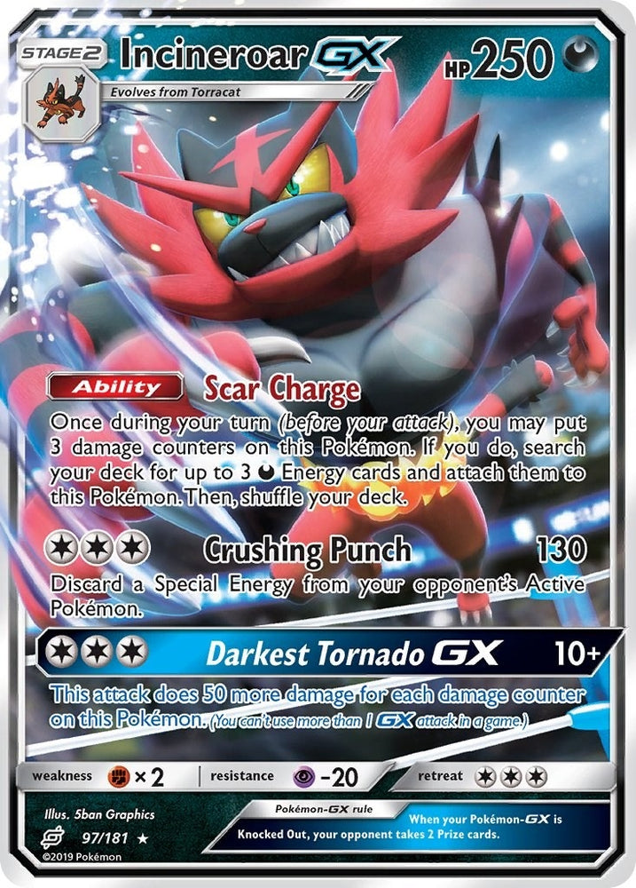 Image for Incineroar GX (97/181) [SM - Team Up]