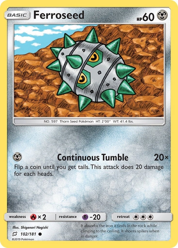 Image for Ferroseed (102/181) [SM - Team Up]