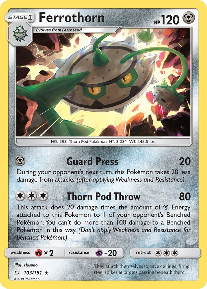 Image for Ferrothorn (103/181) [SM - Team Up]