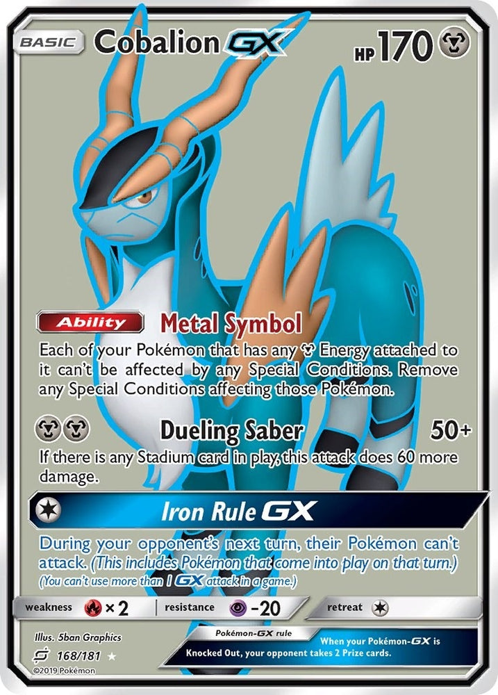 Image for Cobalion GX (Full Art) (168/181) [SM - Team Up]