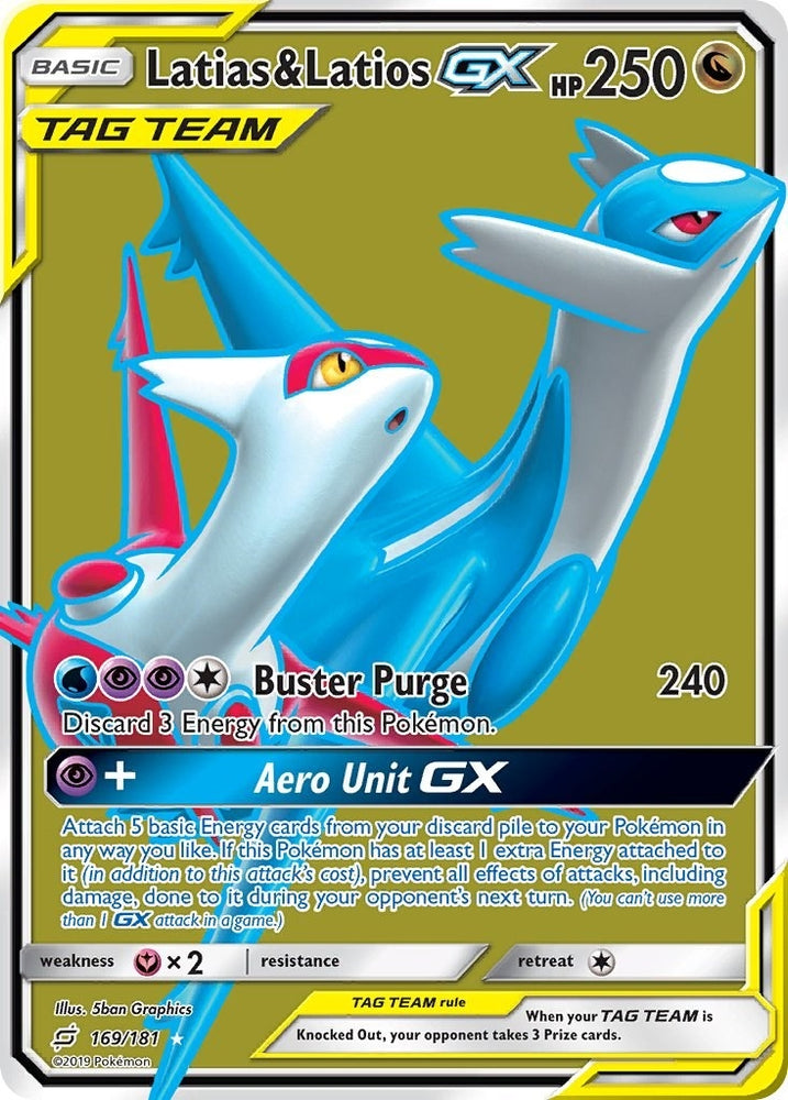 Image for Latias & Latios GX (Full Art) (169/181) [SM - Team Up]