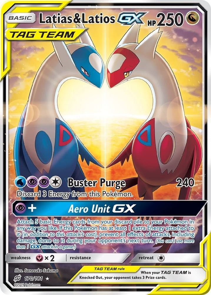Image for Latias & Latios GX (Alternate Full Art) (170/181) [SM - Team Up]