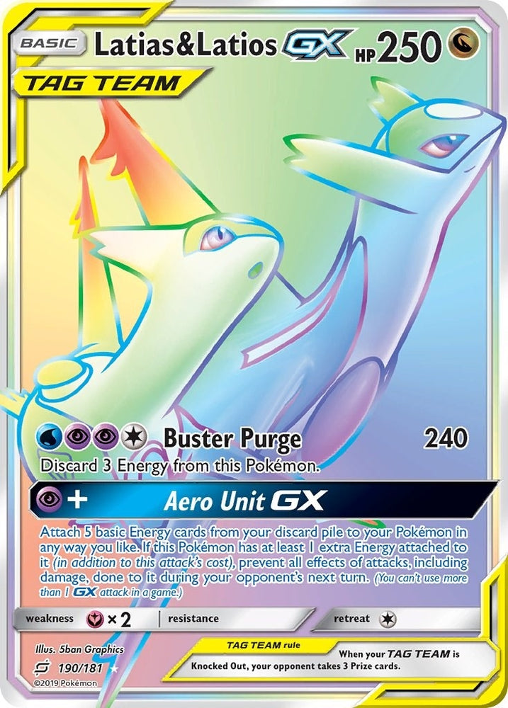 Image for Latias & Latios GX (Secret) (190/181) [SM - Team Up]
