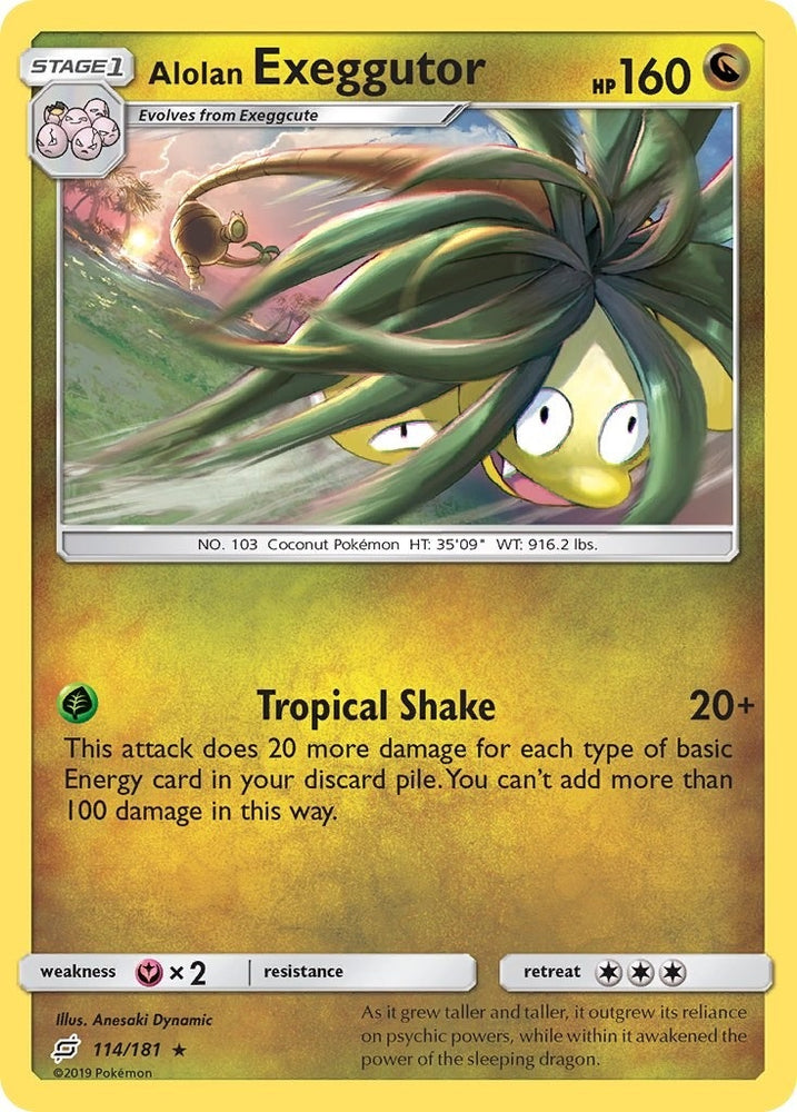 Image for Alolan Exeggutor (114) (114/181) [SM - Team Up]