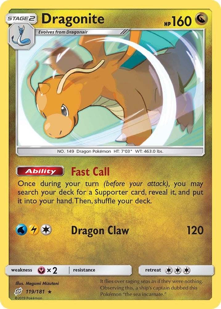 Image for Dragonite (119/181) [SM - Team Up]