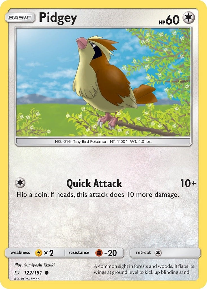 Image for Pidgey (122) (122/181) [SM - Team Up]