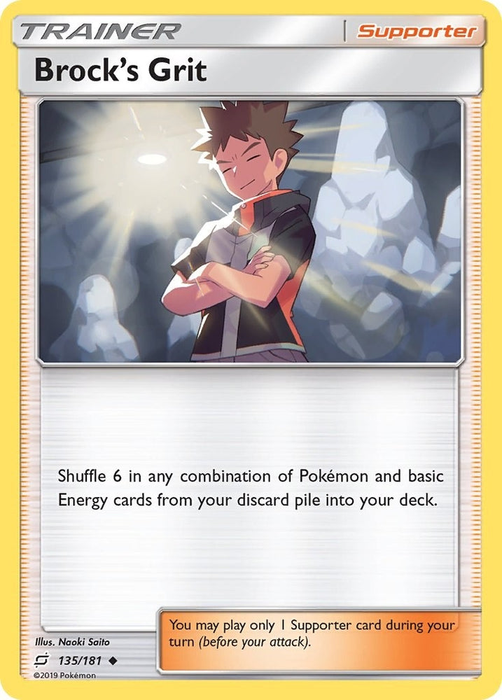 Image for Brock's Grit (135/181) [SM - Team Up]