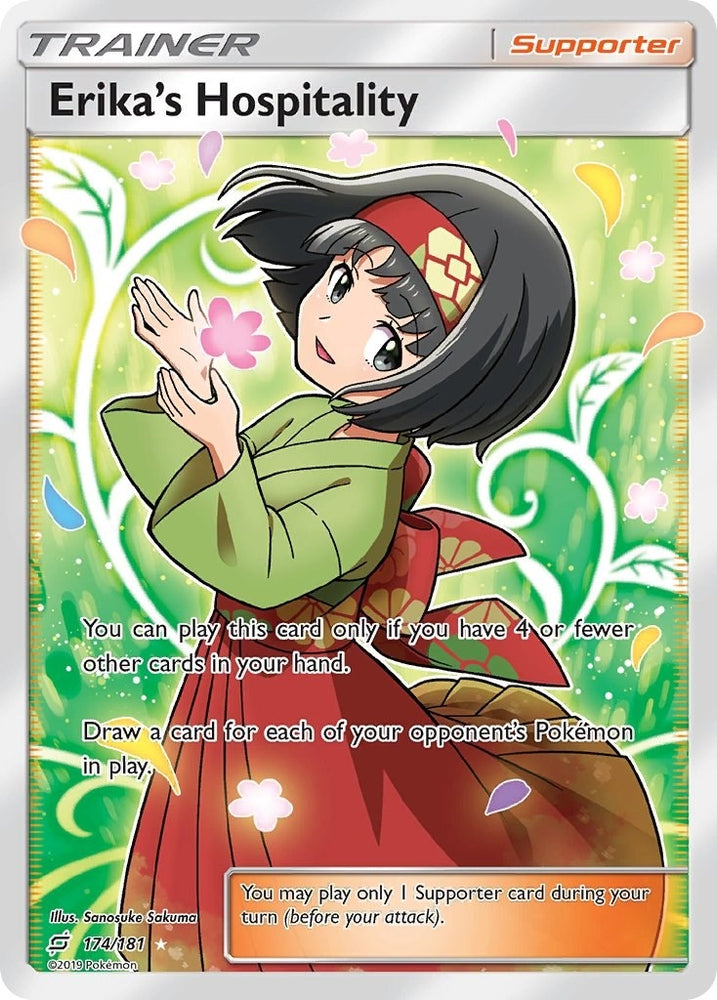 Image for Erika's Hospitality (Full Art) (174/181) [SM - Team Up]