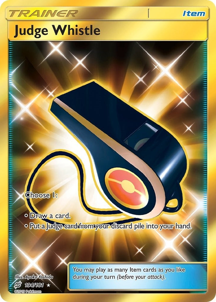 Image for Judge Whistle (Secret) (194/181) [SM - Team Up]