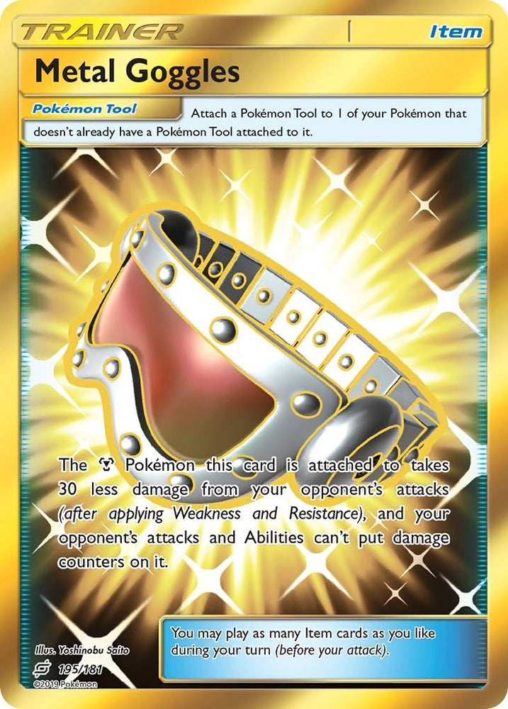 Image for Metal Goggles (Secret) (195/181) [SM - Team Up]