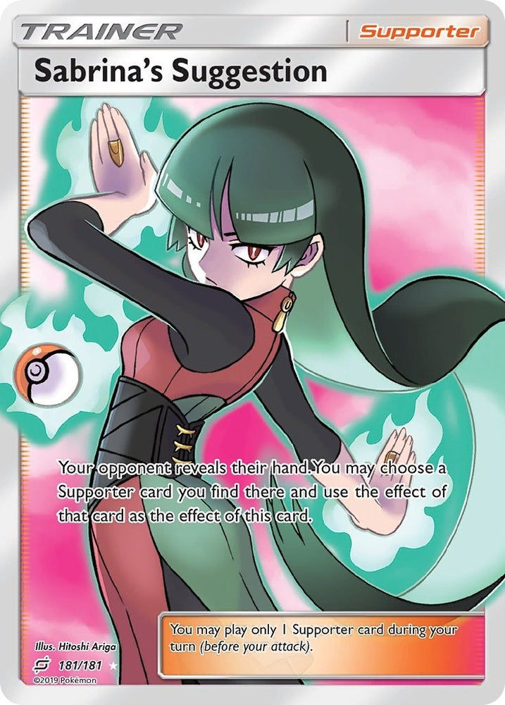 Image for Sabrina's Suggestion (Full Art) (181/181) - Pokemon