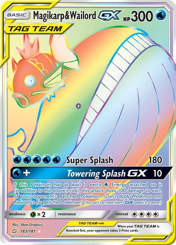 Image for Magikarp & Wailord GX (Secret) (183/181) [SM - Team Up]