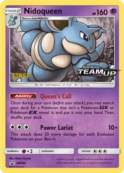 Image for Nidoqueen - SM160 (Prerelease) [Staff] (SM160) [SM Promos]