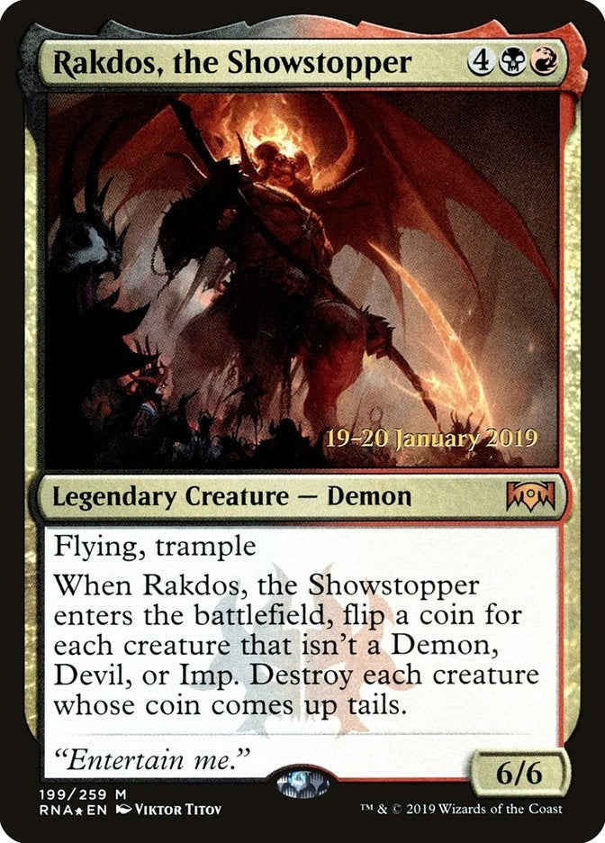 Image for Rakdos, the Showstopper (199) [Prerelease Cards]