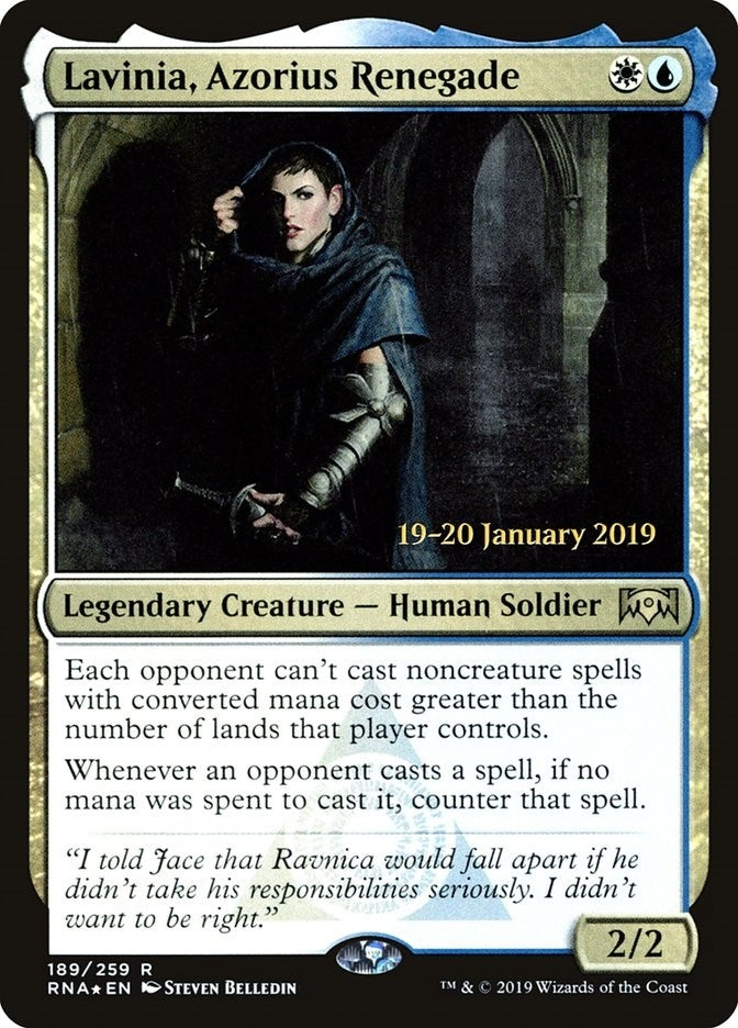 Image for Lavinia, Azorius Renegade (189) [Prerelease Cards]