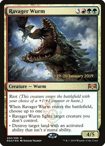 Image for Ravager Wurm (200) [Prerelease Cards]