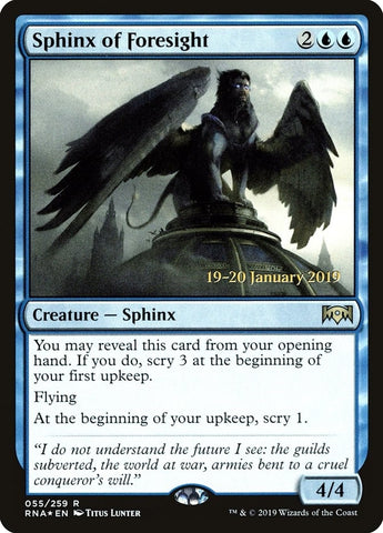 Image for Sphinx of Foresight (55) [Prerelease Cards]