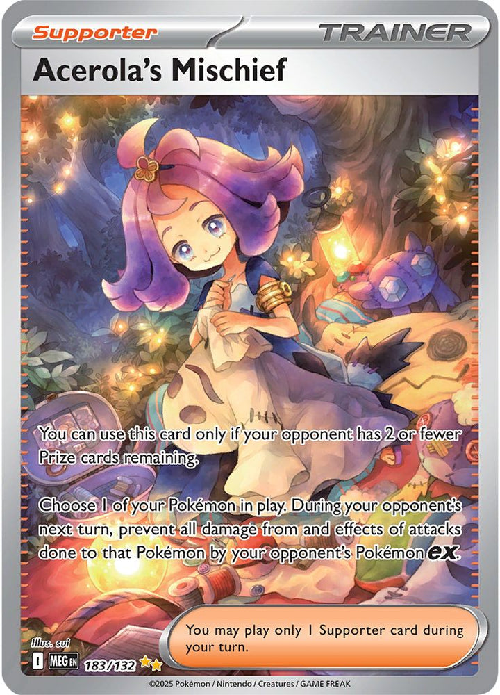 Acerola's Mischief (183/132) (ME01: Mega Evolution)