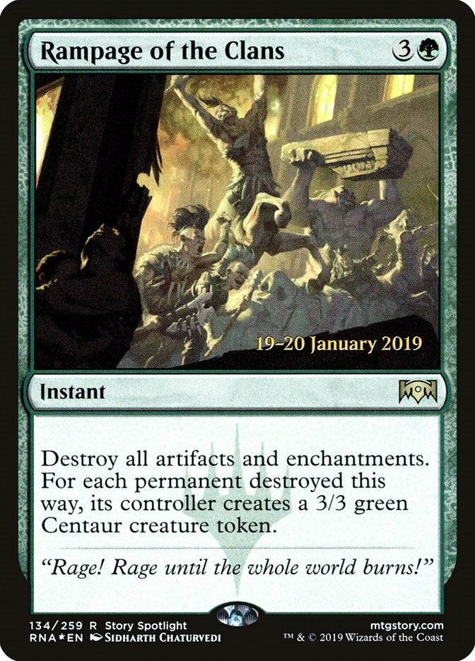 Image for Rampage of the Clans (134) [Prerelease Cards]
