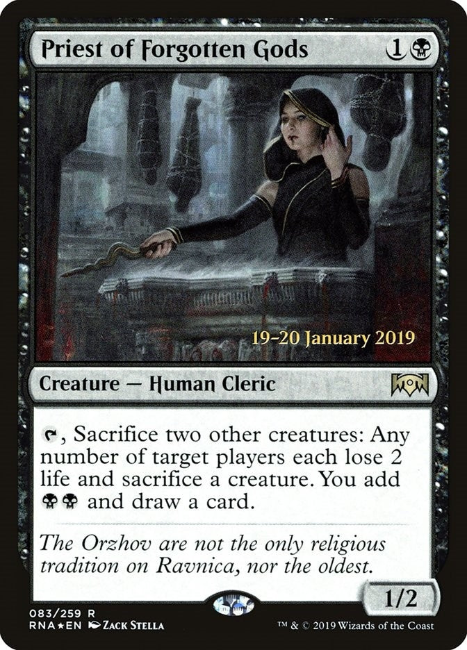Image for Priest of Forgotten Gods (83) [Prerelease Cards]