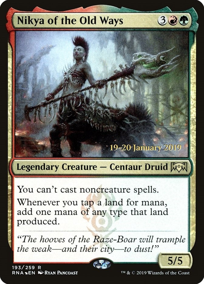 Image for Nikya of the Old Ways (193) [Prerelease Cards]