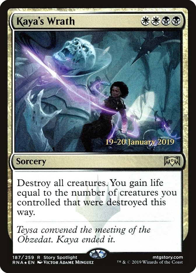 Image for Kaya's Wrath (187) [Prerelease Cards]