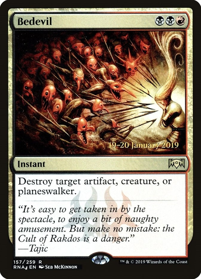Image for Bedevil (157) [Prerelease Cards]