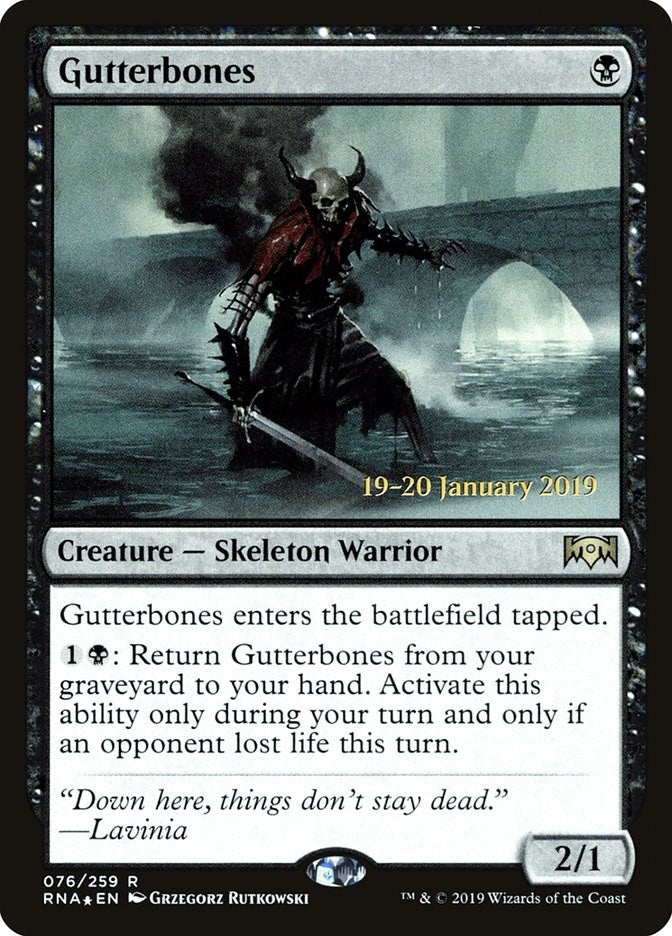 Image for Gutterbones (76) [Prerelease Cards]