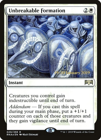 Image for Unbreakable Formation (29) [Prerelease Cards]