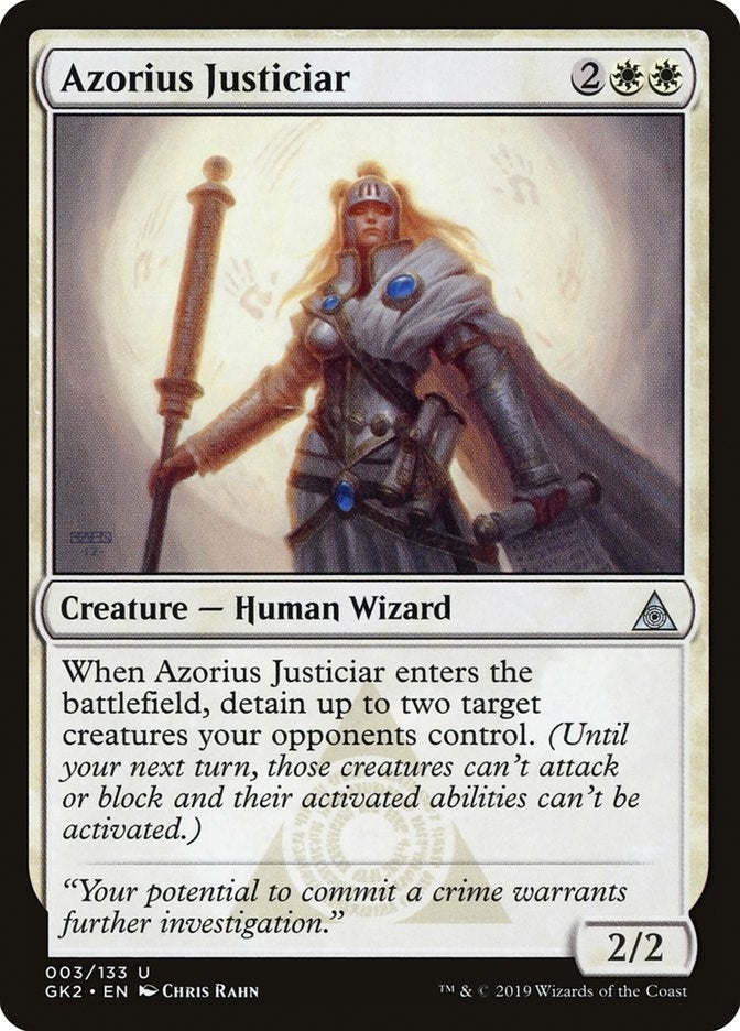 Image for Azorius Justiciar (3) [Ravnica Allegiance: Guild Kits]