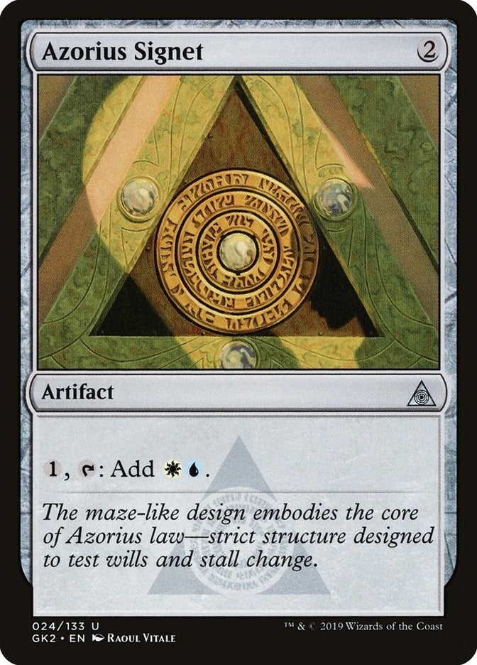 Image for Azorius Signet (24) [Ravnica Allegiance: Guild Kits]