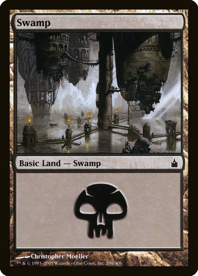 Image for Swamp (296) (296) [Ravnica: City of Guilds]