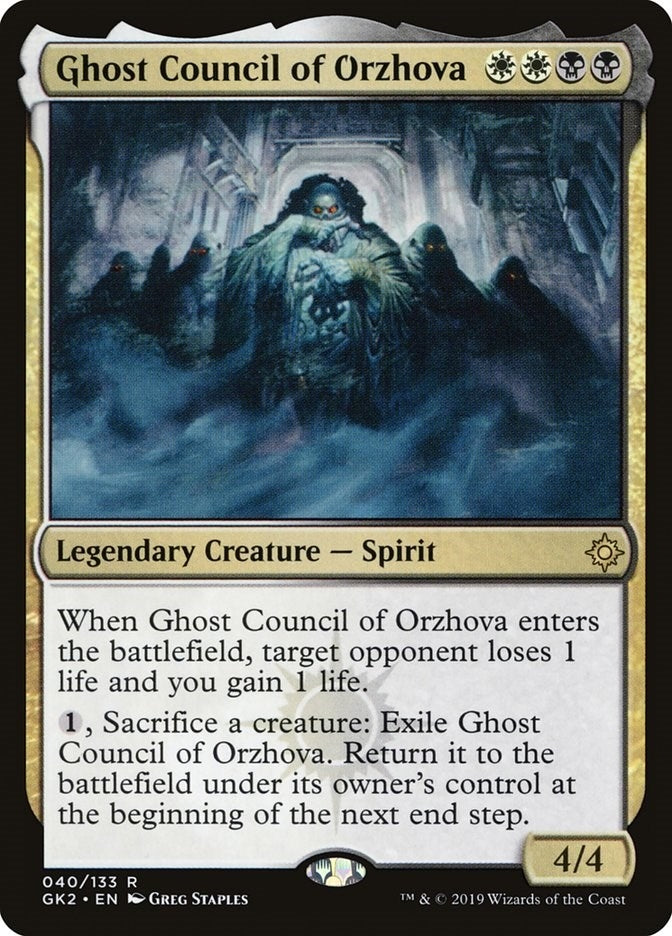 Image for Ghost Council of Orzhova (40) [Ravnica Allegiance: Guild Kits]
