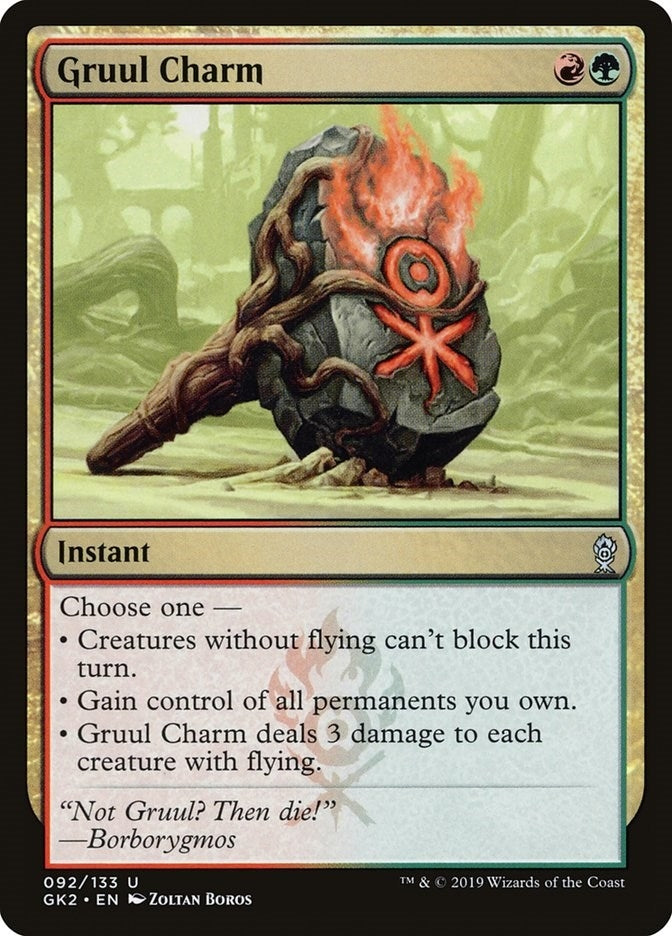 Image for Gruul Charm (92) [Ravnica Allegiance: Guild Kits]