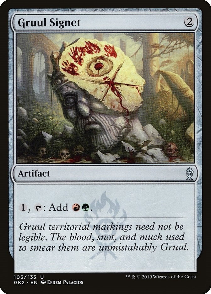 Image for Gruul Signet (103) [Ravnica Allegiance: Guild Kits]