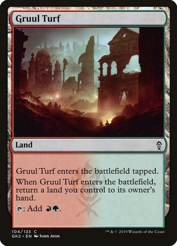 Image for Gruul Turf (104) [Ravnica Allegiance: Guild Kits]