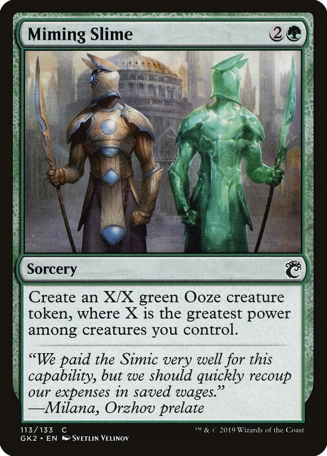 Image for Miming Slime (113) [Ravnica Allegiance: Guild Kits]