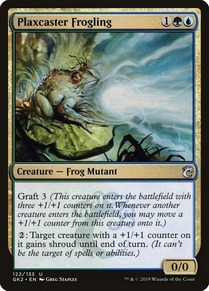 Image for Plaxcaster Frogling (122) [Ravnica Allegiance: Guild Kits]