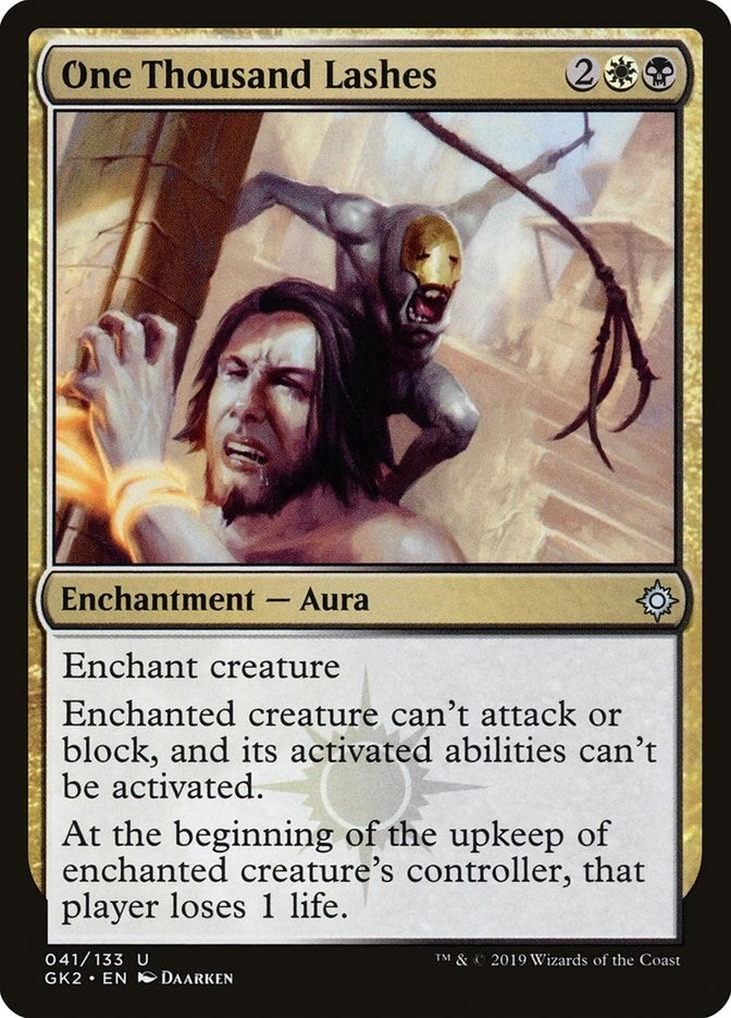 Image for One Thousand Lashes (41) [Ravnica Allegiance: Guild Kits]