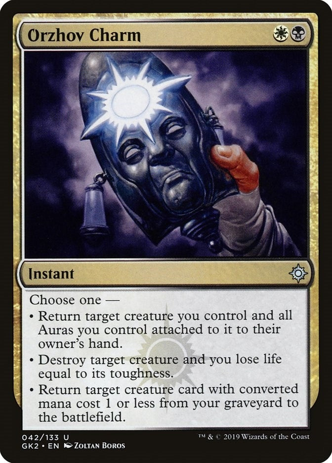 Image for Orzhov Charm (42) [Ravnica Allegiance: Guild Kits]