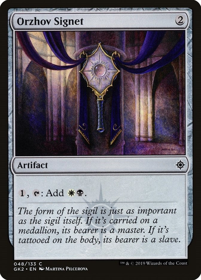 Image for Orzhov Signet (48) [Ravnica Allegiance: Guild Kits]