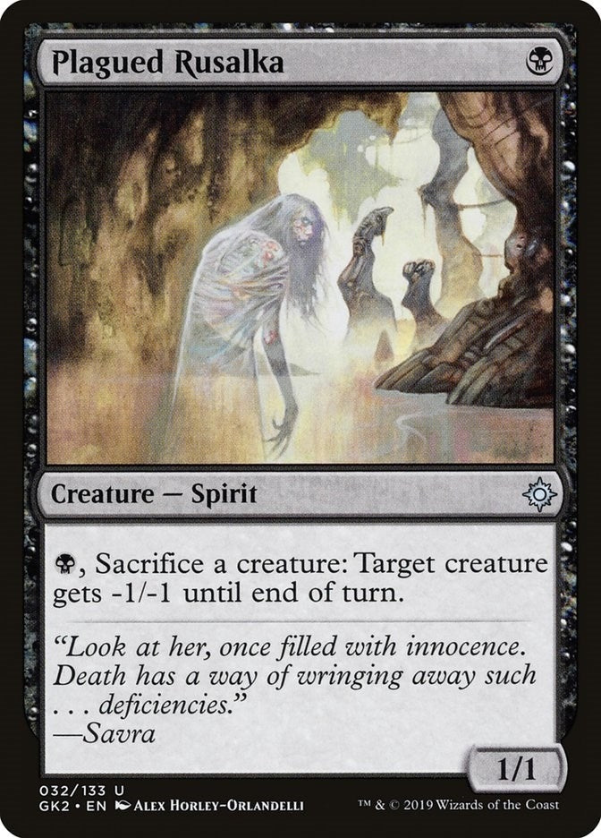 Image for Plagued Rusalka (32) [Ravnica Allegiance: Guild Kits]