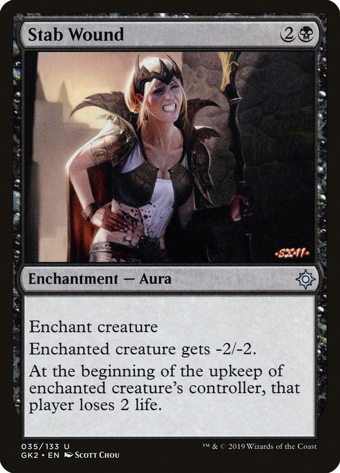 Image for Stab Wound (35) [Ravnica Allegiance: Guild Kits]