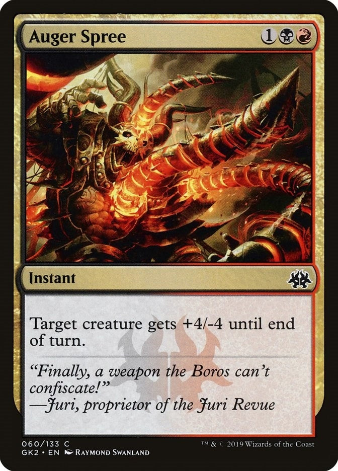 Image for Auger Spree (60) [Ravnica Allegiance: Guild Kits]