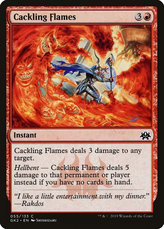 Image for Cackling Flames (55) [Ravnica Allegiance: Guild Kits]