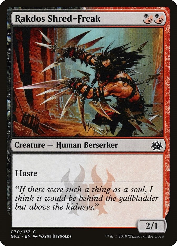 Image for Rakdos Shred-Freak (70) [Ravnica Allegiance: Guild Kits]