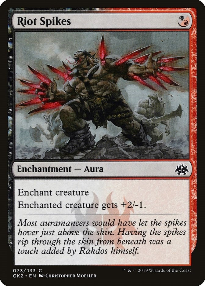 Image for Riot Spikes (73) [Ravnica Allegiance: Guild Kits]