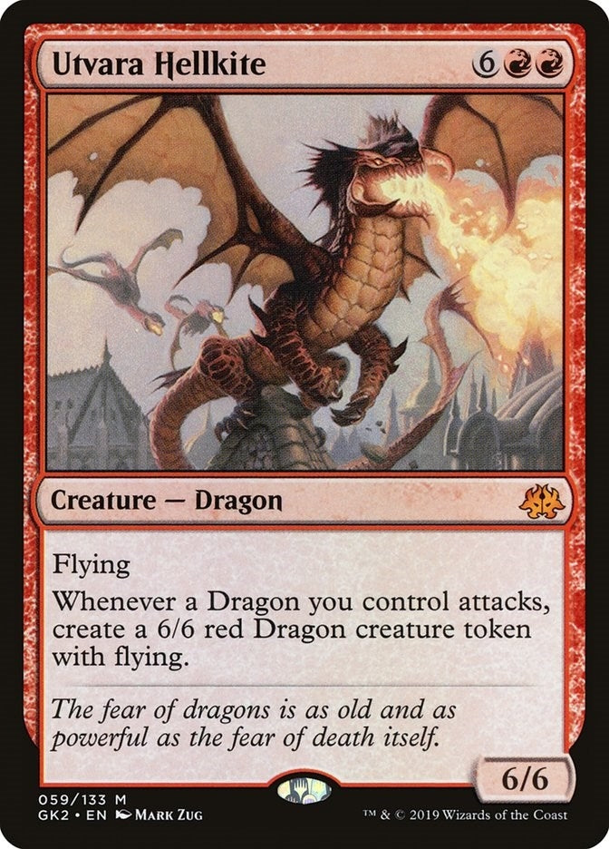 Image for Utvara Hellkite (59) [Ravnica Allegiance: Guild Kits]
