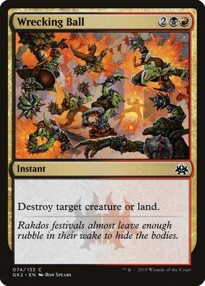 Image for Wrecking Ball (74) [Ravnica Allegiance: Guild Kits]